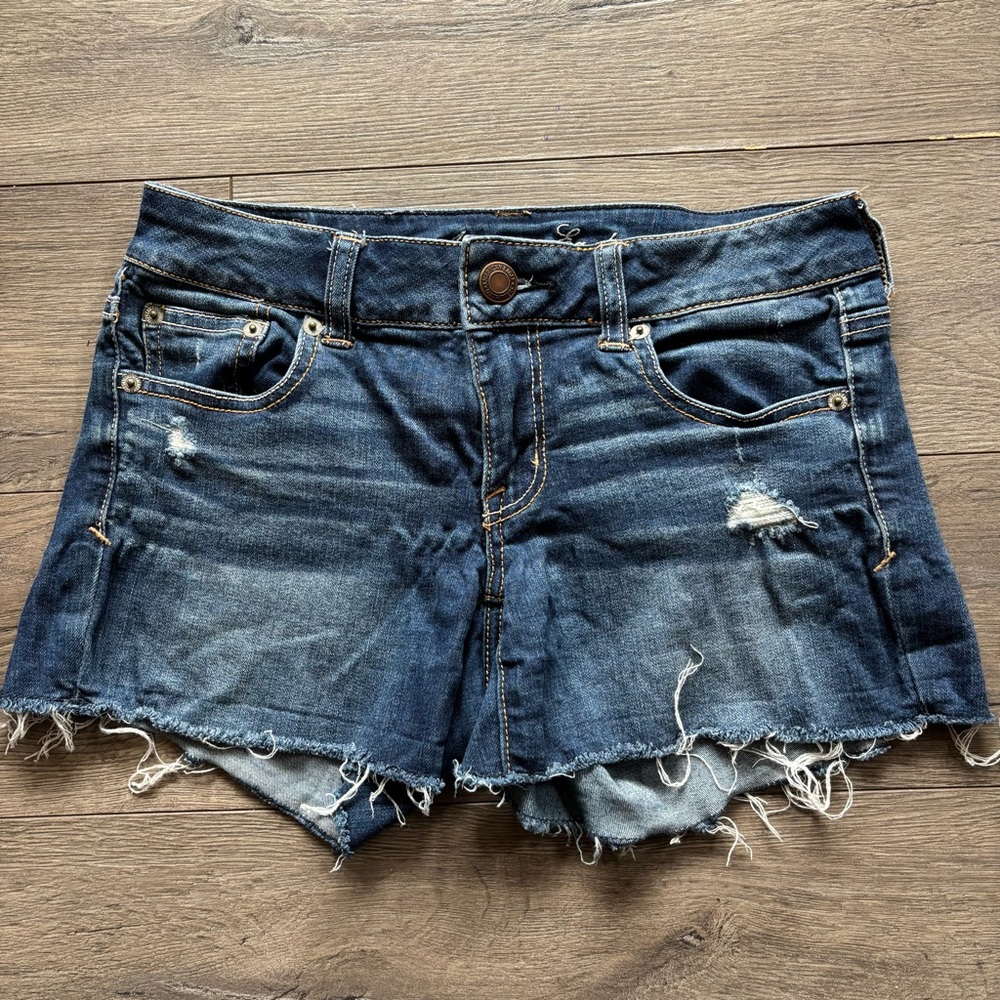 American Eagle Denim Shorts Size 4